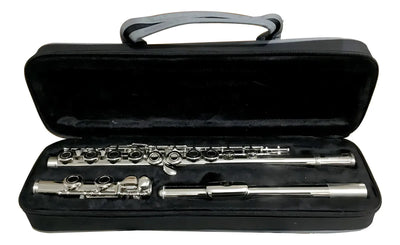 FLAUTA TRANSVERSAL NIQUEL 16 LLAVES DO / LLAVE EN MI CENTURY CNFT001