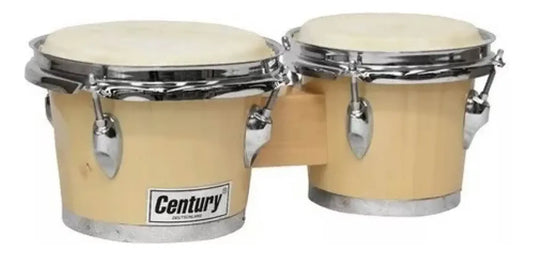 BONGO 7" 8" NATURAL ARO CROMADO 4 LUGS CENTURY CNBG009