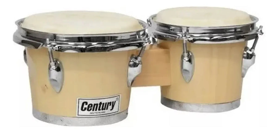 BONGO 7" 8" NATURAL ARO CROMADO 4 LUGS CENTURY CNBG009