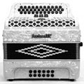 ACORDEON BOTONES FA BLANCO 34 BOTONES 12BAJOS 3REG FARINELLI 3412FAW