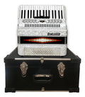 ACORDEON TECLAS BLANCO 34 TECLAS 60 BAJOS 5 REGS FARINELLI 1308W