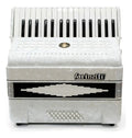 ACORDEON TECLAS BLANCO 32 TECLAS 32 BAJOS FARINELLI 1306-1W