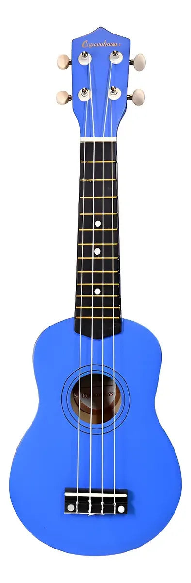 UKULELE SOPRANO AZUL MARINO CON FUNDA COPACABANA CPUK042