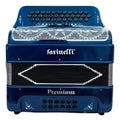 ACORDEON BOTONES FA AZUL ROYAL 3 REGS FARINELLI PREMIUM 3412FARHG