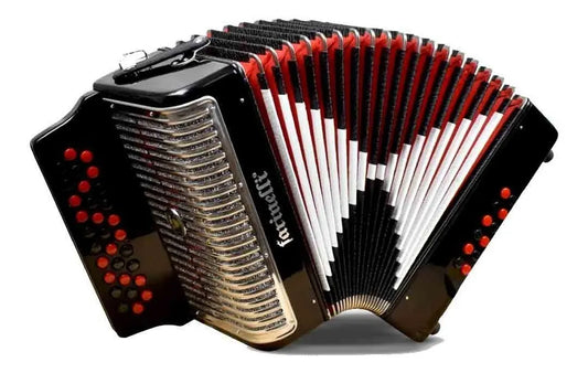 ACORDEON BOTONES FA NEGRO 3012 BRN FARINELLI PREMIUM 3012FAN3HG