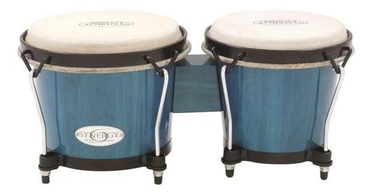BONGOS 6" Y 6 3/4" SYNERGY AZUL BAHAMA AROS NEGROS TOCA 2100BB