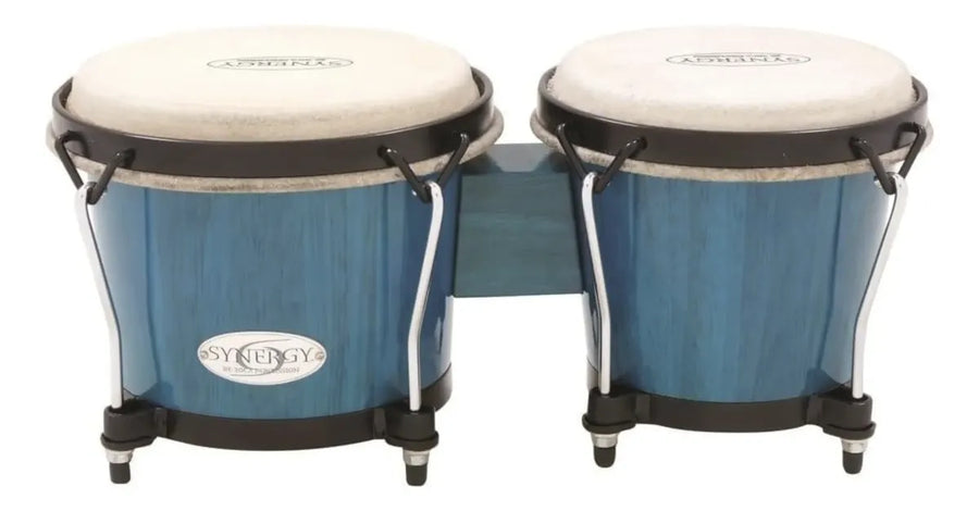 BONGOS 6" Y 6 3/4" SYNERGY AZUL BAHAMA AROS NEGROS TOCA 2100BB