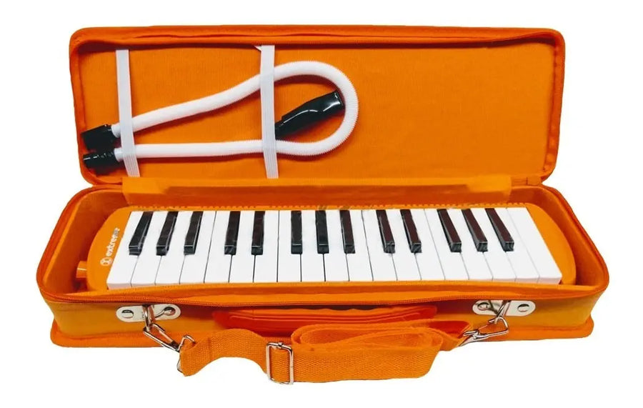 MELODICA 32 TECLAS NARANJA 2 1/2 OCTAVAS C/ ESTUCHE EXTREME EXML011