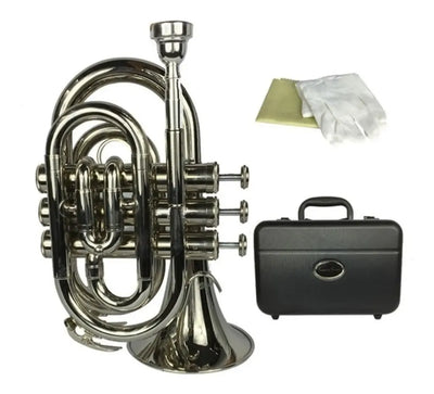 TROMPETA POCKET SIb NIQUELADA SILVERTONE SLTP002