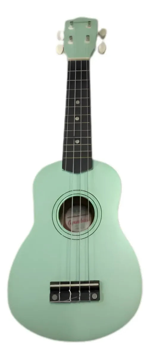 UKULELE SOPRANO VERDE CON FUNDA COPACABANA CPUK040