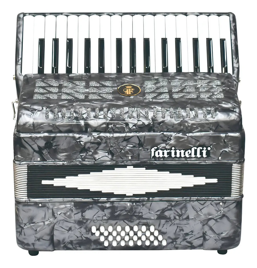 ACORDEON TECLAS GRIS 32 TECLAS 32 BAJOS FARINELLI 1306-1G