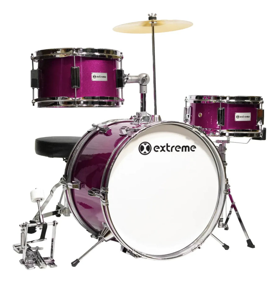BATERIA INFANTIL ROSA 3 PZAS EXTREME EXBT018