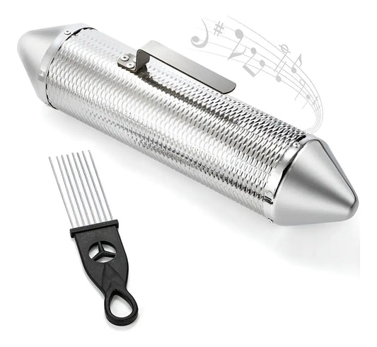 GUIRO TORPEDO LARGO RELLENO DE SHAKERS C/ PEINETA COPACABANA CPGR003
