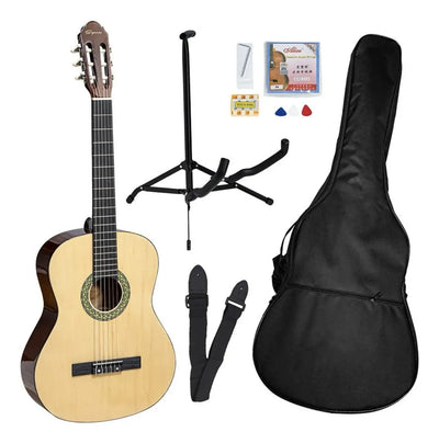PAQUETE DE GUITARRA CLASICA NATURAL SEGOVIA SG851PAQ-NT