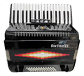 ACORDEON TECLAS NEGRO 34 TECLAS 60 BAJOS 5 REGS FARINELLI 1308N