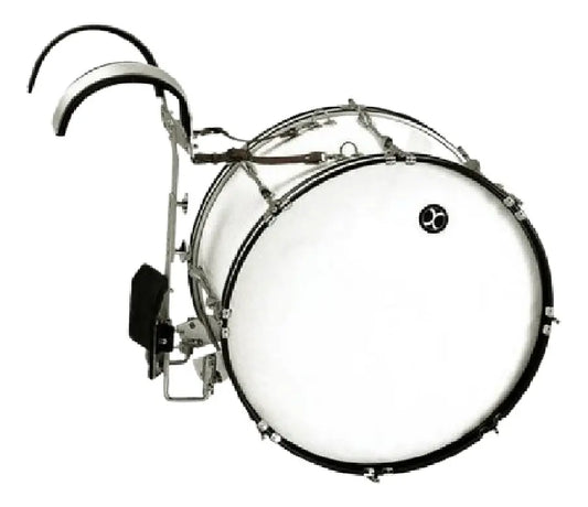 TAMBORA DE MARCHA BLANCA 22X12 8 LUGS CON ARNES EXTREME EXTM020