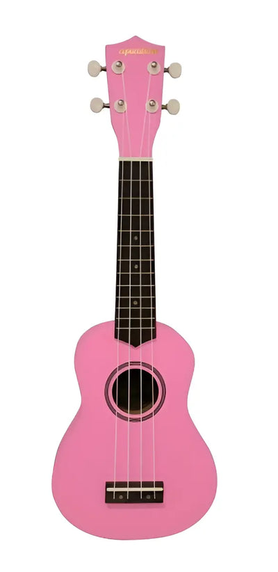 UKULELE SOPRANO ROSA CON FUNDA COPACABANA CPUK044