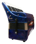 ACORDEON TECLAS AZUL 34 TECLAS 48 BAJOS 5 REGS FARINELLI 1307A