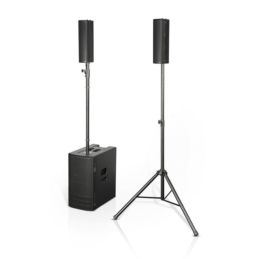 DB TECHNOLOGIES ES1203 Sistema PA activo con subwoofer de unidad doble de 12 pulgadas color negro ES1203