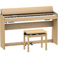 Piano digital de mueble, moderno color roble claro F701 NATURAL