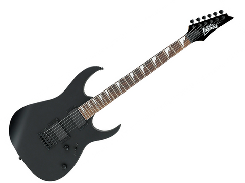 GUITARRA ELECTRICA IBANEZ ''RG'' NEGRO MATE GRG121DX-BKF