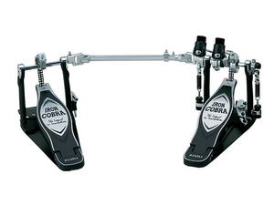PEDAL DOBLE TAMA IRON COBRA - POWER GLIDE CON BARRA DE CONEXIÓN MIRROR CON FUNDA HP900PWNMR