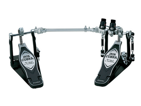 PEDAL DOBLE TAMA IRON COBRA - POWER GLIDE CON BARRA DE CONEXIÓN MIRROR CON FUNDA HP900PWNMR