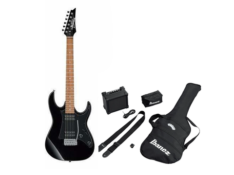 GUITARRA ELECTRICA IBANEZ JUMPSTART NEGRA CON COMBO Y ACCESORIOS IJRX20N-BKN
