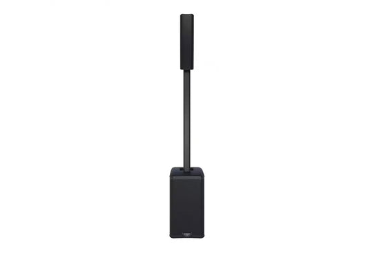 Sistema de Audio  Amplificado 3 vías y 3000 vatios que combina la estética de un altavoz de columna QSC KC12