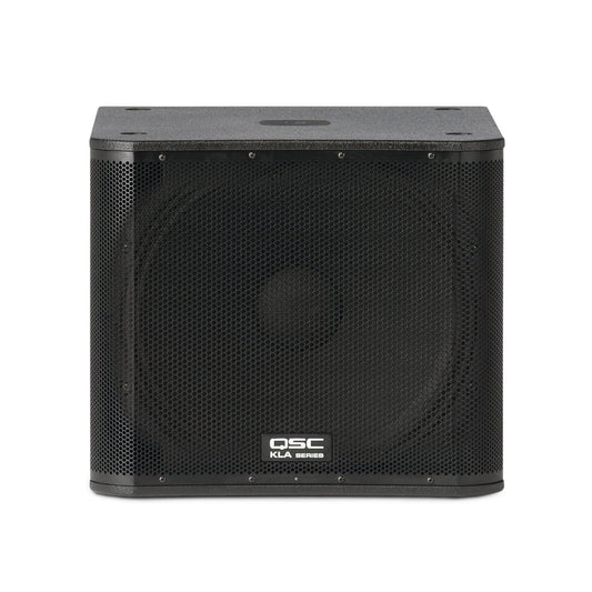 Subwoofer colgante autoamplificado de 18 pulgadas, color negro QSC KLA181