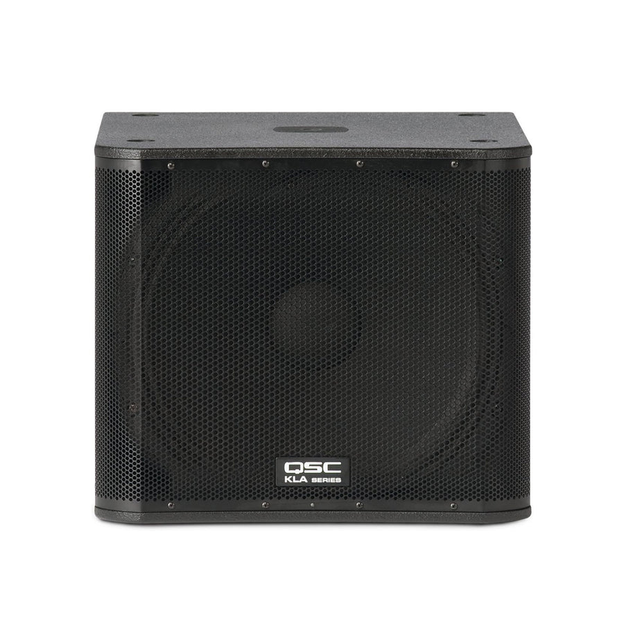 Subwoofer colgante autoamplificado de 18 pulgadas, color negro QSC KLA181