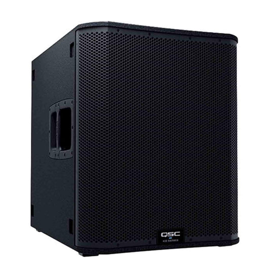 Subwoofer auto-amplificado de 18 pulgadas, color negro QSC KS118