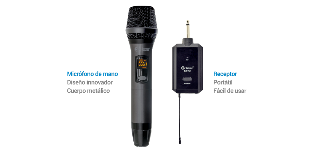 MICROFONO INALAMBRICO KM14DI