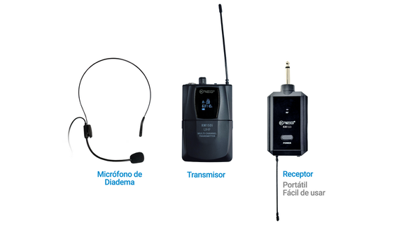 MICROFONO INALAMBRICO DE DIADEMA KM15DI