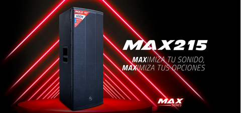 BAFLE AMPLIFICADO QMC 2X15 » Con Bluetooth 1200W MAX215