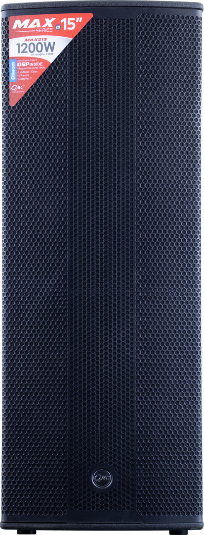 BAFLE AMPLIFICADO QMC 2X15 » Con Bluetooth 1200W MAX215