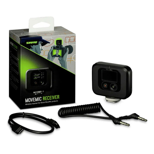 SHURE MV-R Receptor portatil para camaras y dispositivos moviles MV-R