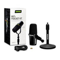 SHURE MV7+-K-BNDL Micrófono para podcast y home office color negro MV7+-K-BNDL