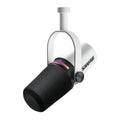 SHURE MV7+-W Micrófono para podcast y home office color blanco MV7+-W