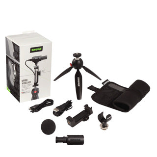 SHURE MV88+DIG-VIDKIT Micrófono condensador estéreo con accesorios para dispositivo movil MV88+DIG-VIDKIT