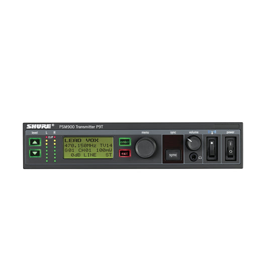 SHURE P9T-G6 Transmisor para sistema de monitoreo personal P9T-G6