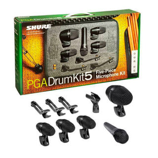 SHURE PGADRUMKIT5 Kit de 5 microfonos para Batería