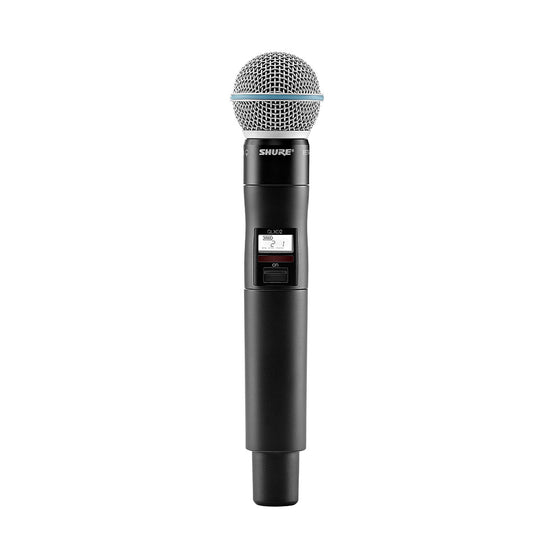 SHURE QLXD2/B58-G50 Transmisor de mano para sistema inalambrico digital capsula BETA58 serie QLXD QLXD2/B58-G50