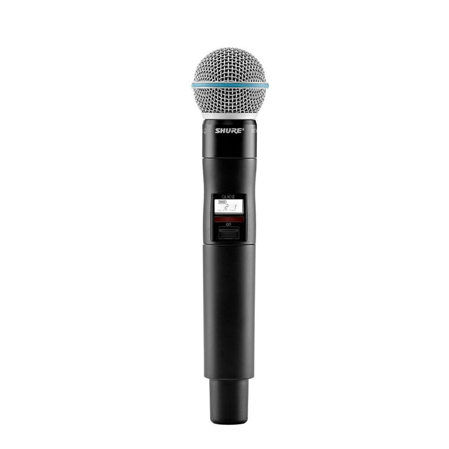 SHURE QXLD2/B58-J50 Transmisor de mano para sistema inalámbrico digital cápsula BETA58 serie QLXD QLXD2/B58-J50