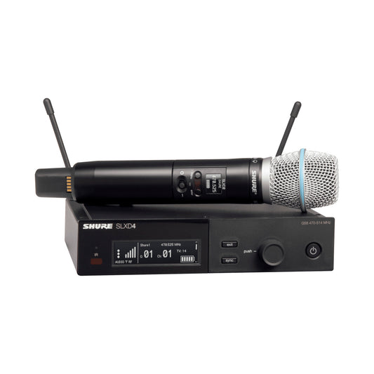 SHURE SLXD24/B87A-G58 Sistema inalámbrico con microfono para voz, capsula BETA87-A SLXD24/B87A-G58