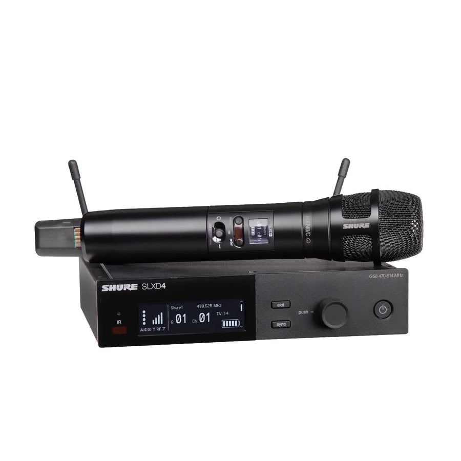 SHURE SLXD24/N8CB Sistema inalambrico con transmisor de mano, capsula N8CB SLXD24/N8CB-g58