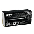 SHURE SM137 Micrófono condensador profesional para instrumento SM137-LC
