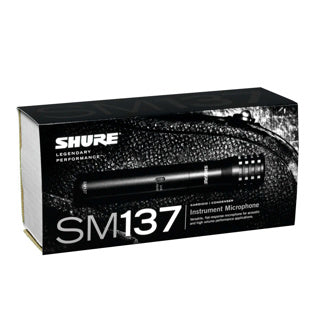 SHURE SM137 Micrófono condensador profesional para instrumento SM137-LC