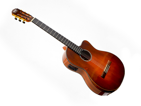 GUITARRA ELECTROACUSTICA TRES PINOS, CAFE TRANSPARENTE TPCE-0700 BR