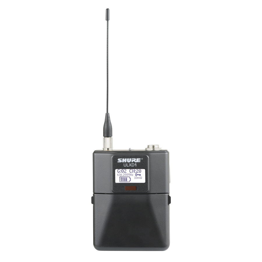 SHURE ULXD1-J50 Transmisor bodypack para sistema inalámbrico serie ULXD ULXD1-J50